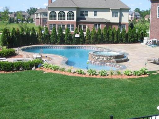 Northville Pool and Spa combo by NDK Contracting LLC South Lyon, Mi